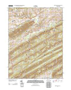 Spring Mills 2013 topographic map thumbnail