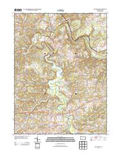 Saltsburg 2013 topographic map thumbnail