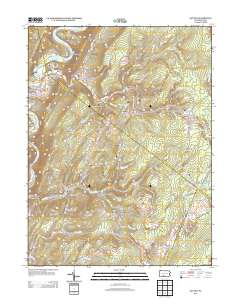 Saxton 2013 topographic map thumbnail