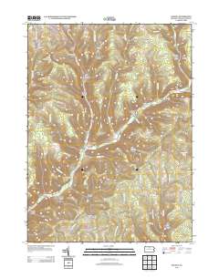 Oleona 2013 topographic map thumbnail
