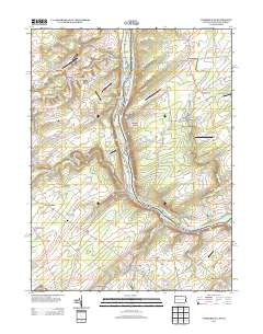 Lumberville 2013 topographic map thumbnail