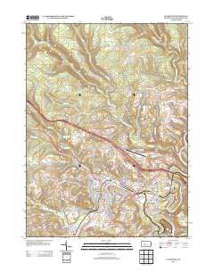 Clearfield 2013 topographic map thumbnail