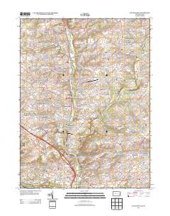 Collegeville 2013 topographic map thumbnail