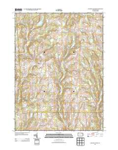 Auburn Center 2013 topographic map thumbnail