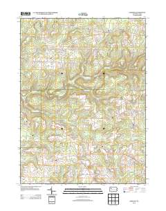 Kossuth 2013 topographic map thumbnail