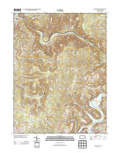 Ohiopyle 2013 topographic map thumbnail