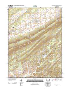 Pine Grove Mills 2013 topographic map thumbnail