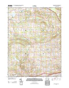 Wagontown 2013 topographic map thumbnail