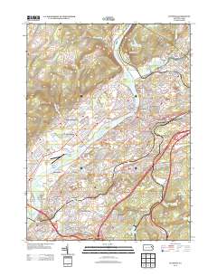 Pittston 2013 topographic map thumbnail