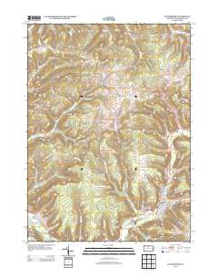 Coudersport 2013 topographic map thumbnail