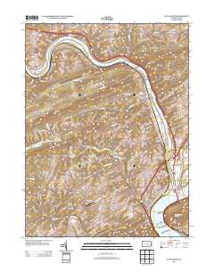 Duncannon 2013 topographic map thumbnail