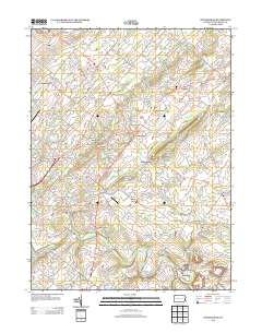 Buckingham 2013 topographic map thumbnail