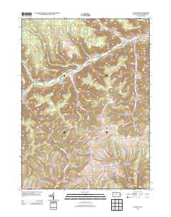 Galeton 2013 topographic map thumbnail