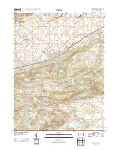 Fleetwood 2013 topographic map thumbnail
