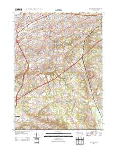 Erie South 2013 topographic map thumbnail