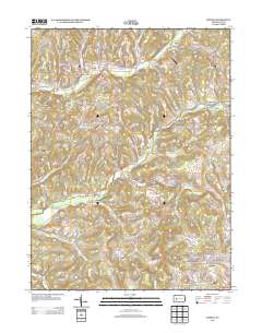 Ernest 2013 topographic map thumbnail