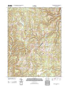 Fort Necessity 2013 topographic map thumbnail