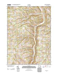 Gillett 2013 topographic map thumbnail