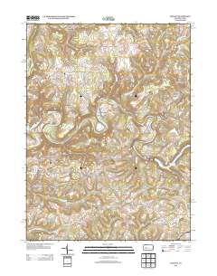 Distant 2013 topographic map thumbnail
