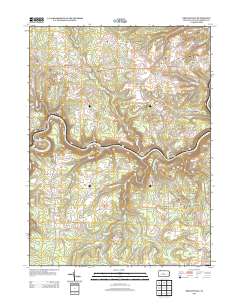Frenchville 2013 topographic map thumbnail