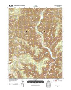 First Fork 2013 topographic map thumbnail