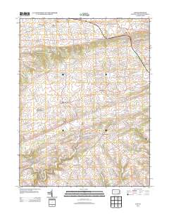 Gap 2013 topographic map thumbnail