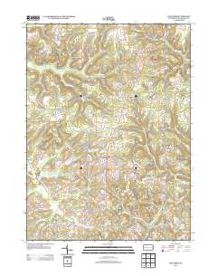 Hilliards 2013 topographic map thumbnail