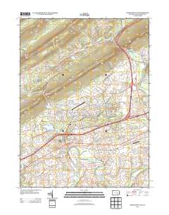 Indiantown Gap 2013 topographic map thumbnail