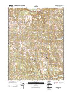 Hookstown 2013 topographic map thumbnail