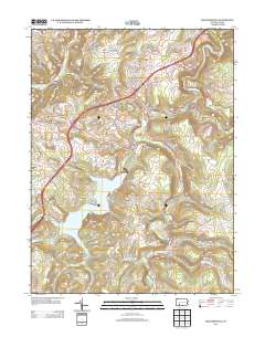 Hooversville 2013 topographic map thumbnail