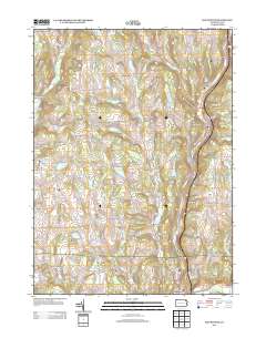 Hop Bottom 2013 topographic map thumbnail