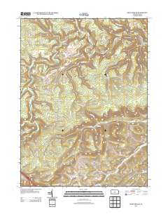 Snow Shoe SE 2013 topographic map thumbnail