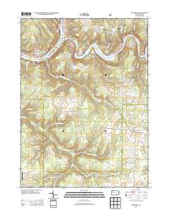 Tionesta 2013 topographic map thumbnail