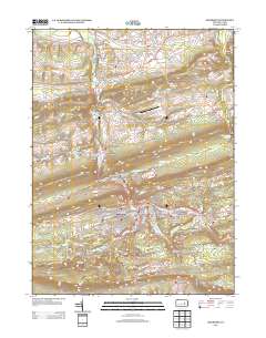 Shamokin 2013 topographic map thumbnail