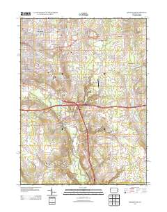 Sharon East 2013 topographic map thumbnail