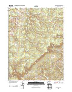 Sandy Ridge 2013 topographic map thumbnail