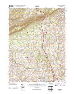 Wind Gap 2013 topographic map thumbnail