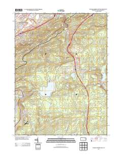 Wilkes-Barre East 2013 topographic map thumbnail