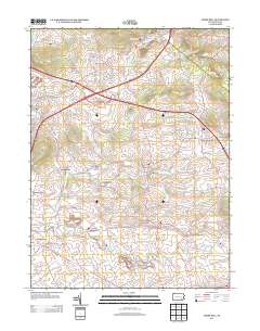 Terre Hill 2013 topographic map thumbnail