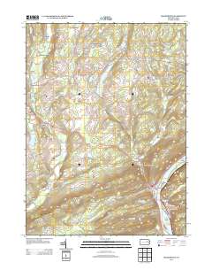 Shickshinny 2013 topographic map thumbnail