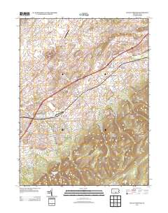 Walnut Bottom 2013 topographic map thumbnail