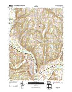 Towanda 2013 topographic map thumbnail