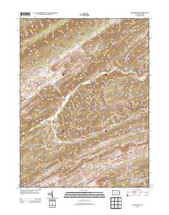 Ickesburg 2013 topographic map thumbnail