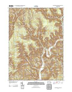 Hammersley Fork 2013 topographic map thumbnail