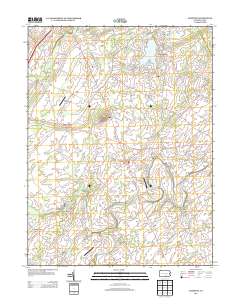 Hampton 2013 topographic map thumbnail