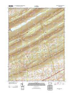 Grantville 2013 topographic map thumbnail