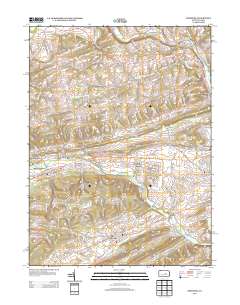Freeburg 2013 topographic map thumbnail