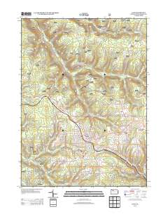 Kane 2013 topographic map thumbnail