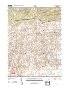 Manheim 2013 topographic map thumbnail
