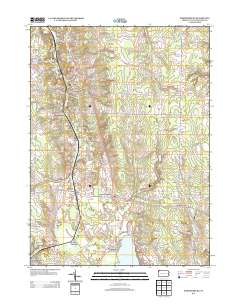Harmonsburg 2013 topographic map thumbnail